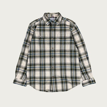 (M) Carhartt Olive Green Flannel Shirt