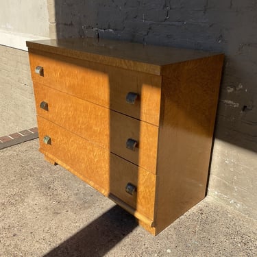 MCM Birdseye Maple Chest