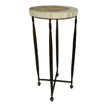 Hooker Furniture Organic Modern Bone Inlay Commerce and Market Martini Table