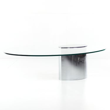 Cini Boeri for Knoll Lunario Mid Century Stainless Steel Coffee Table - mcm 