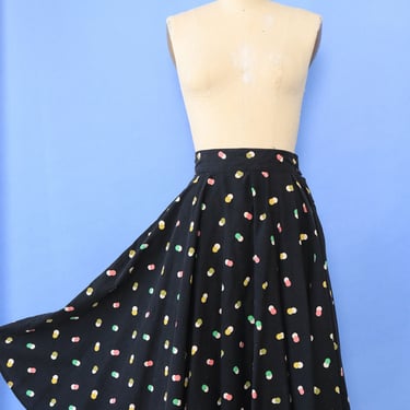 Cotton Dotty Circle Skirt XS/S