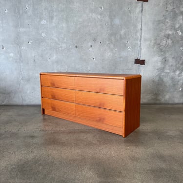 Teak Six Drawer Chest - Denmark c. 1970