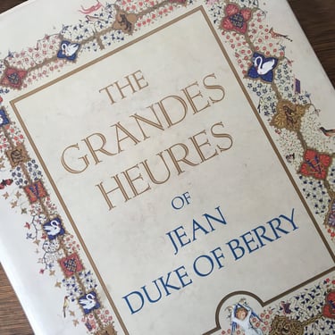 1971 The Grande Heures Of Jean Duke Of Berry, Marcel Thomas, France, Medival, Illuminations, Coffee Table Art Book 