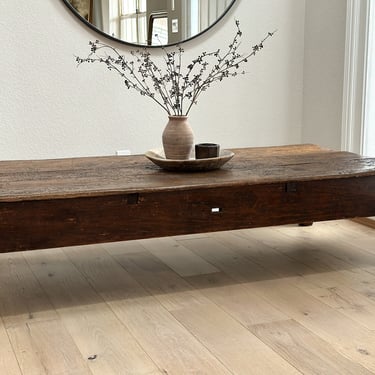 Large Antique European Coffee Table 