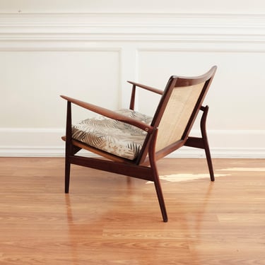Danish Mid Century Spear Chair by Ib Kofod Larsen / MCM Danish Teak Lounge Chair 