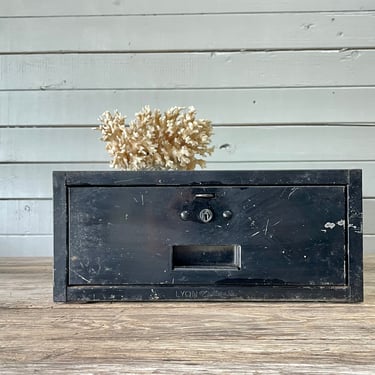 Industrial Metal Box Drawer Lyon Aurora Illinois | Retro
