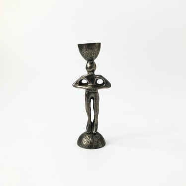 Figurative Metal Candle Holder 