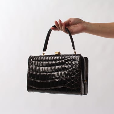 Vintage Saks Alligator Bag