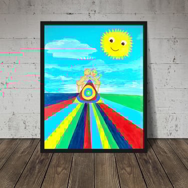 Fine art print | Wall Decor | Giclée | 8 x 10 | Mina's Rainbow 