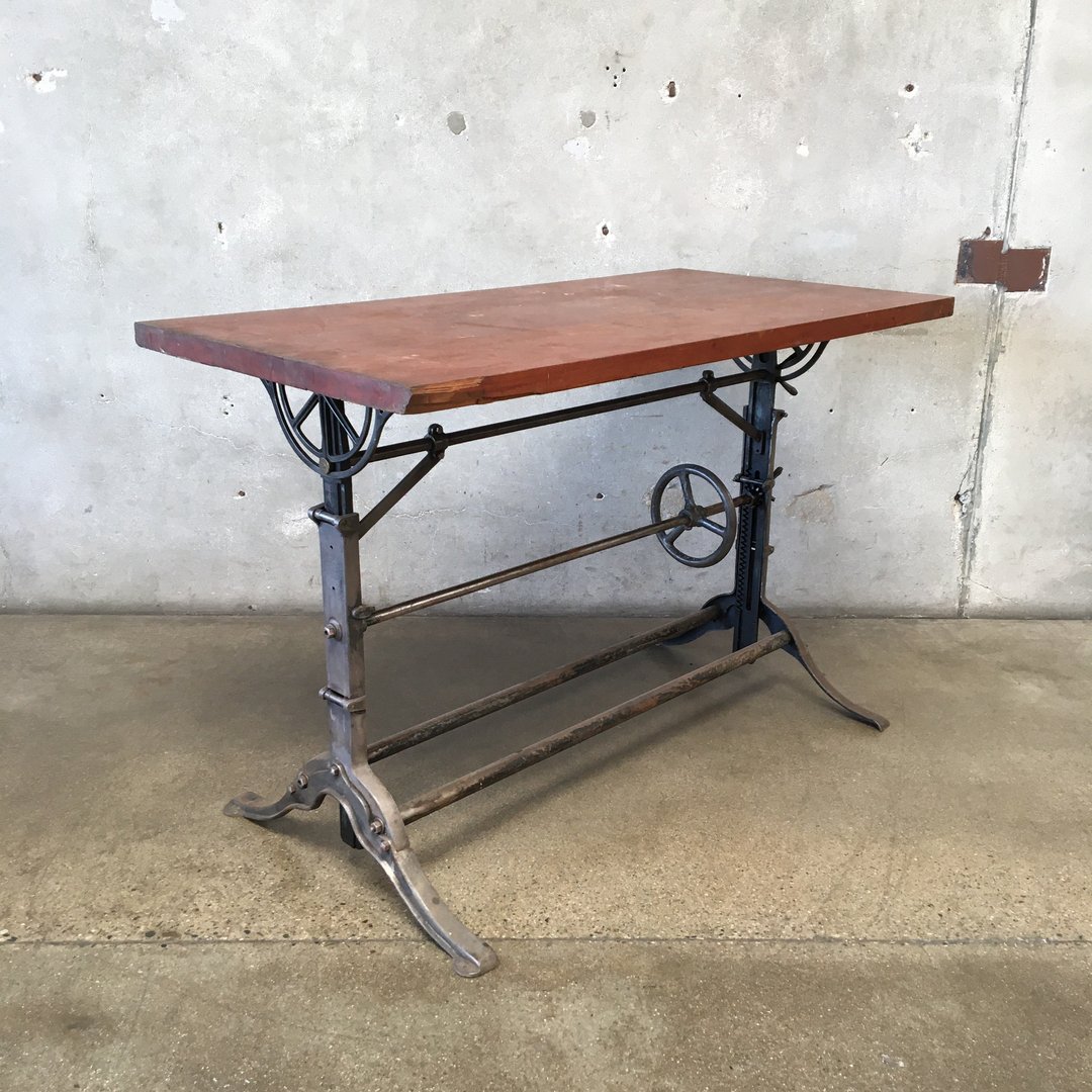 Antique Adjustable Drafting Table Urban Americana Long Beach, CA