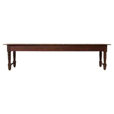 19th Century American Farmhouse Work Table or Console