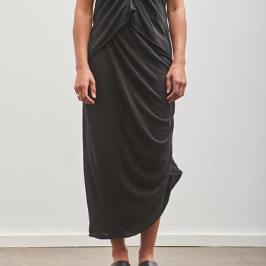 Lauren Manoogian Drape Skirt, Black Melange
