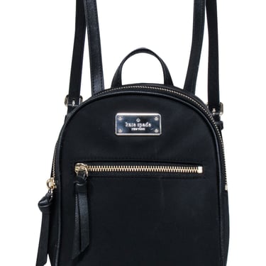 Kate Spade - Black Nylon Mini Backpack