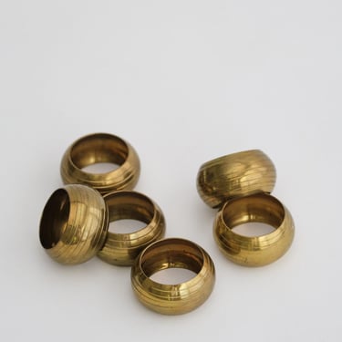 Set of Six Napkin Rings 