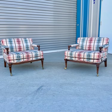 Vintage Walnut Lounge Chairs- Set of 2 