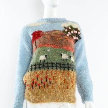 Lamb Nature Mohair Knit Sweater