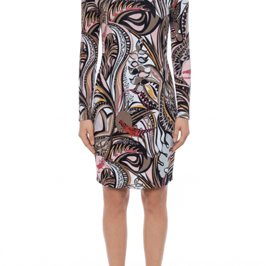long sleeve embellished dress Lara 29761