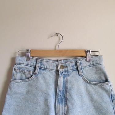 90s High Waist Denim Shorts S M 29 Waist 