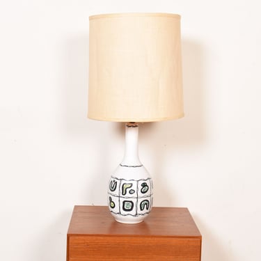 MCM Italian Pottery Table Lamp
