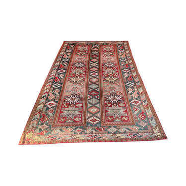 Early 20th Century Hand-Knotted Kazak Rug | 10'4" x 6'9"