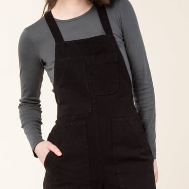 Canvas Overall in Black