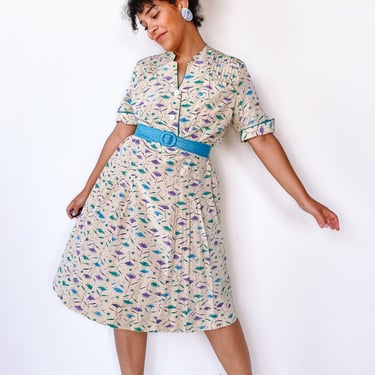 1940s Jane Jetson Day Dress, sz. M/L