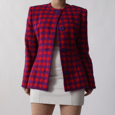 Vintage Givenchy Houndstooth Jacket