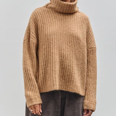 7115 by Szeki Chunky Turtleneck, Camel