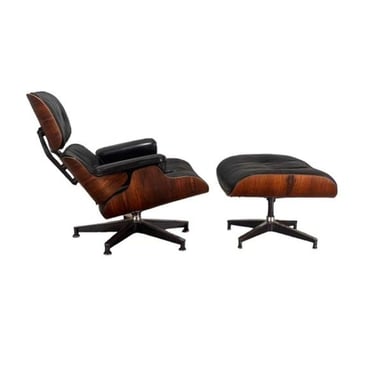 Early Rosewood Eames 670 Lounge Chair 671/Ottoman, 1960