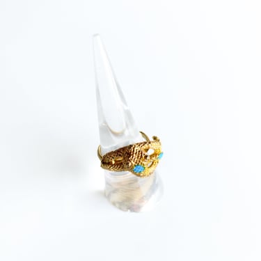 Adjustable Gold Snake Ring