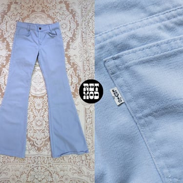Sexy Ass Vintage 70s Light Blue Jeans with Flare Legs by Levi's 