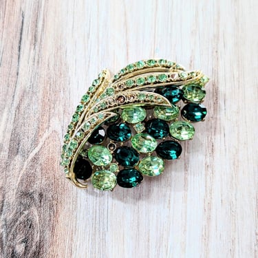 Vintage Coro Brooch (loose and missing stones) 