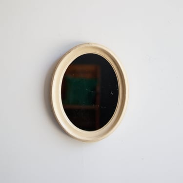 Painted Oval Mirror