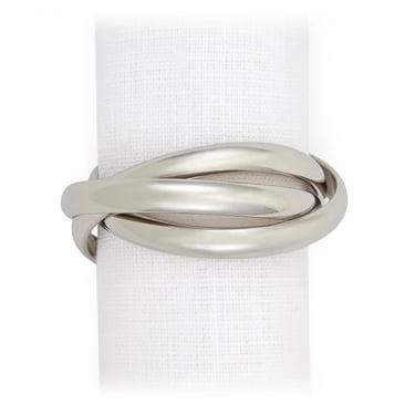 Three Ring Metal Napkin Ring by l'Objet