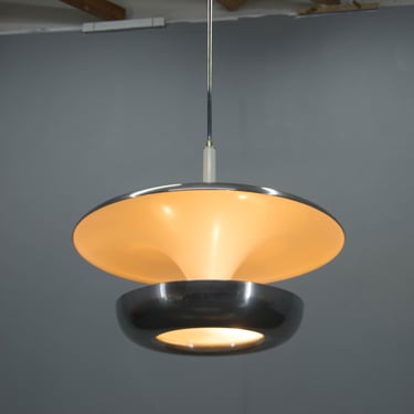 Large Bauhaus Chandelier by IAS, 1920s, Restored 