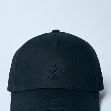 Moncler Men Logo Patch Baseball Cap