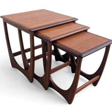 Mid Century Modern G Plan Teak Nesting Tables 