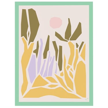 Abstract Desert Landscape Print