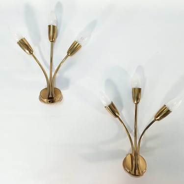 Vintage Wall Lamp Pair / Spider Wall Lamp / 60s / Mid Century Lamp / Stilnovo Wall Lamp / Set of 2 / Space Age / Retro Lamp Pair / 60s Light 