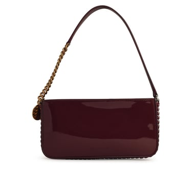 Stella Mccartney 'Mat' Burgundy Faux Leather Bag Women