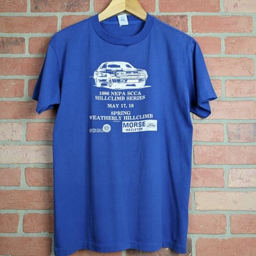 Vintage 80s Seca SCCA Hill Climb ORIGINAL Racing Tee - Large (fits Medium) 