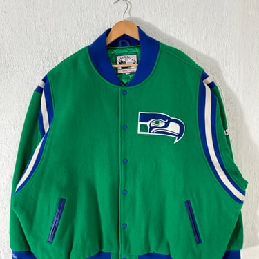 Seattle Seahawks Mitchell & Ness Retro Wool Varsity Sz. 3XL Jacket