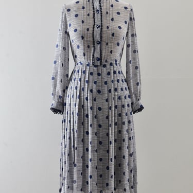 Vintage 70s Polka Dot Dress