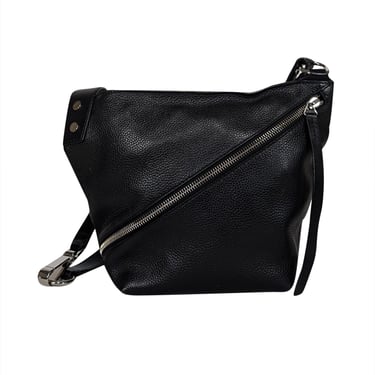 Proenza Schouler - Black Pebbled Leather Crossbody Bag