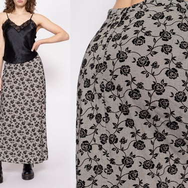 90s grunge skirt floral best sale