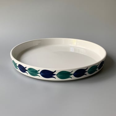 RARE Vintage Birca Ceramic Serving Tray by Raija Uosikkinen for Arabia Finland 