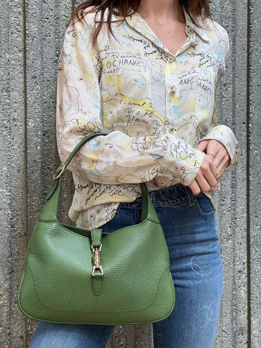 Gucci Jackie 1961 Mini Shoulder Bag in Green