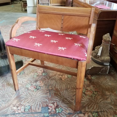 Antique Mahogany Vanity Chair