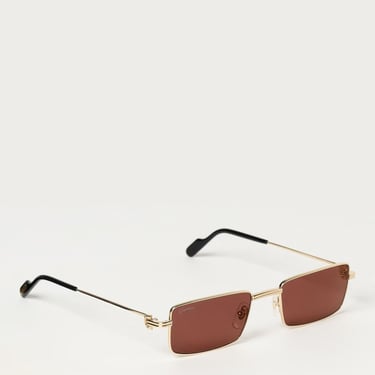 Cartier Sunglasses Men Gold Men