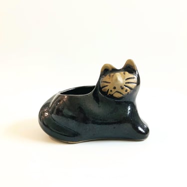 MCM Pottery Cat Planter 